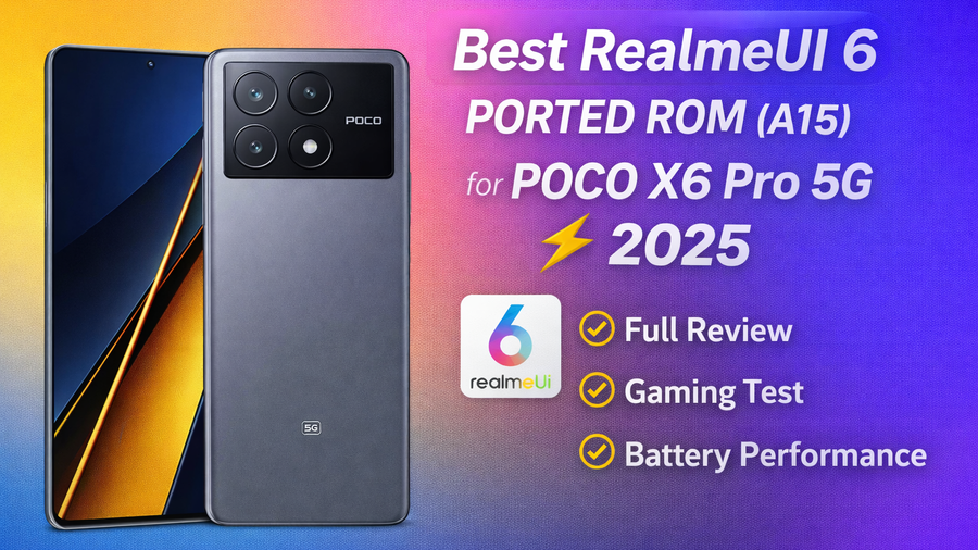 RealmeUI 6 Port for Poco X6 Pro 5G